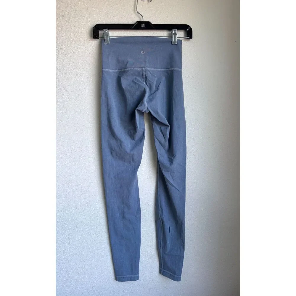 LULULEMON Wunder Under Washed Moon Blue High-Rise 28